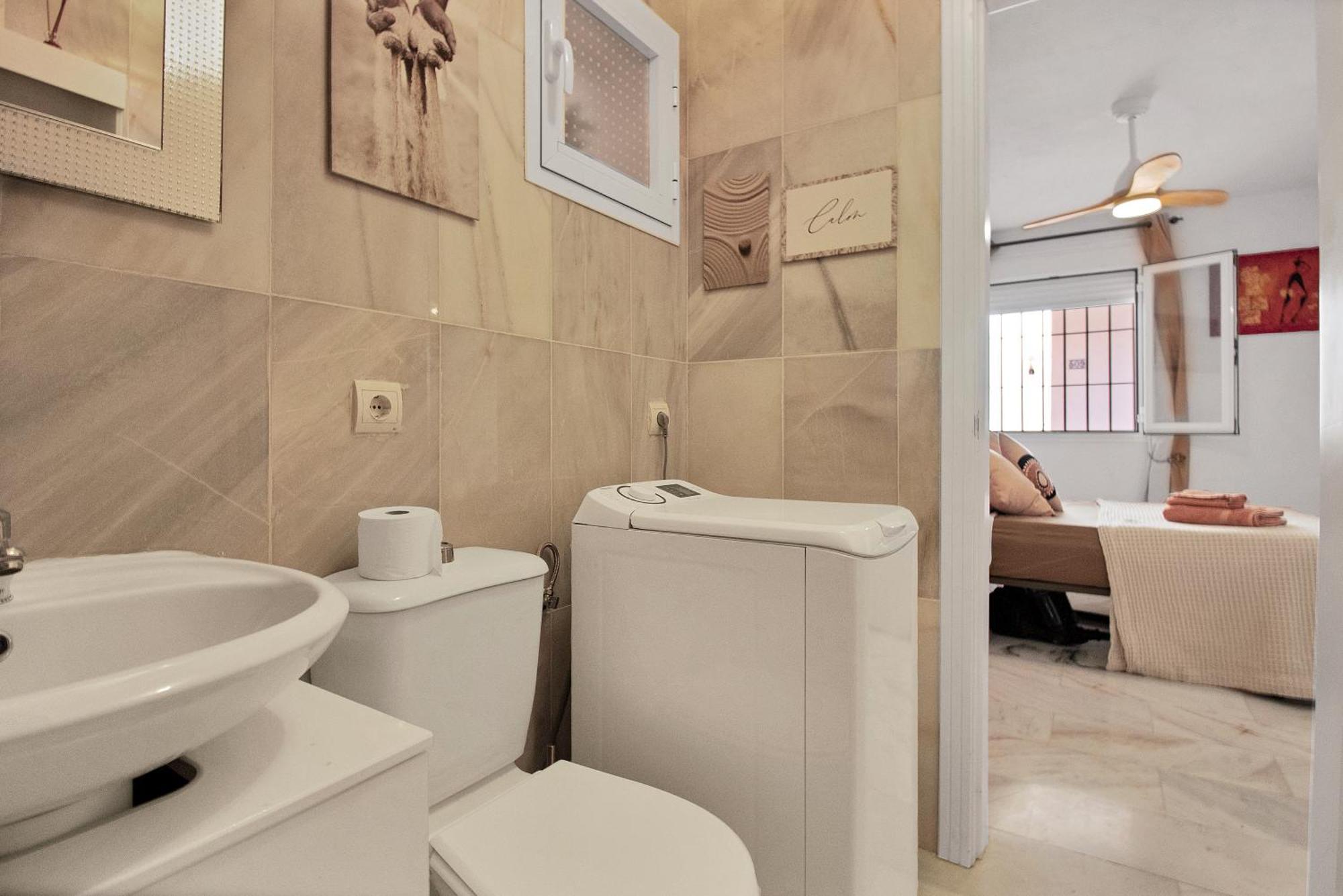 Duplex Estilo Boho Con Increible Terraza Y Vistas Al Mar En Estepona - Las Abejeras 609 Apartman Kültér fotó